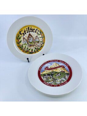vintage restoration hardware cheese plate stilton brie emmental parmigiano